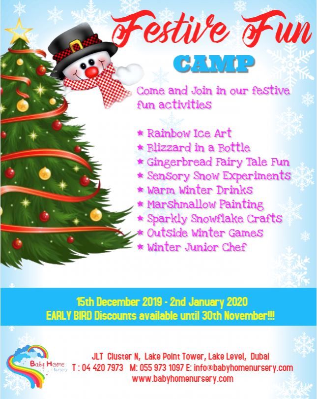 Enroll for WINTER CAMP NOW